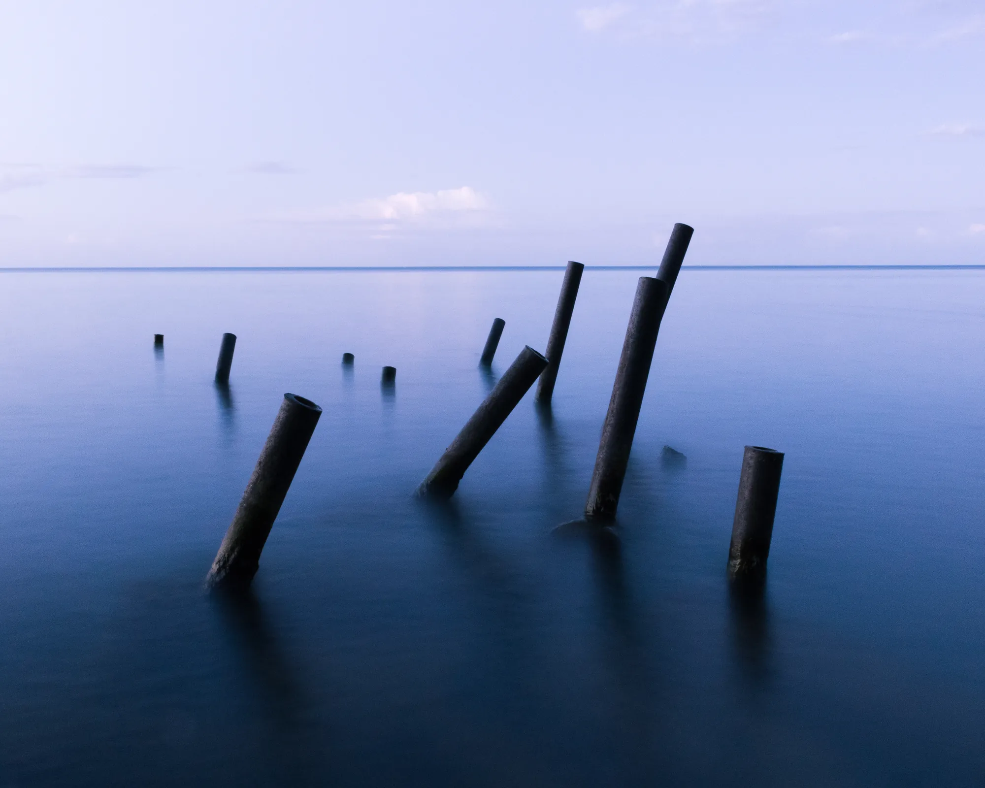 Old pier, Lake Michigan. 2017.